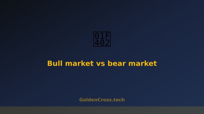 Bull market versus bear market - trends herkennen